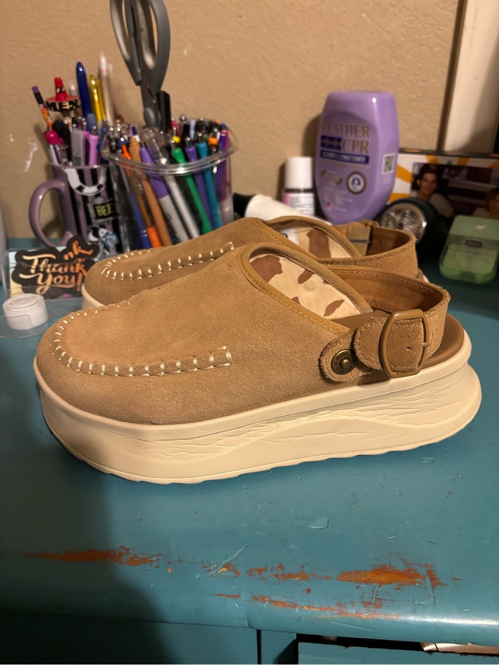 Hey Dude Delray Clog Suede - Picture 5 of 8